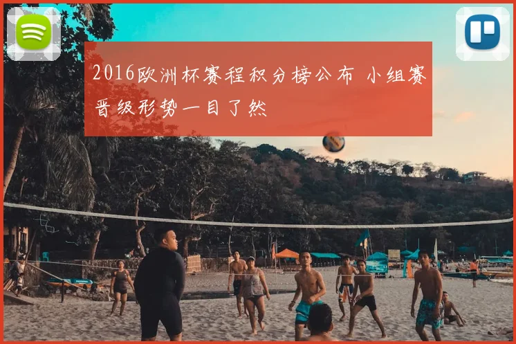 2016欧洲杯赛程积分榜公布 小组赛晋级形势一目了然